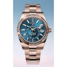 로** 스카이드웰러 로즈골드 블루다이얼