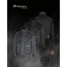 메* 마르지엘라 스웨이드 집업자켓