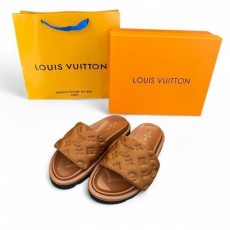 루* 엠보로고 뮬 모노그램 (브라운)