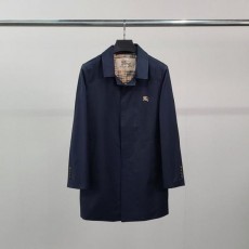 버** 기사자수 트렌치 코트