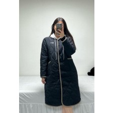 나** 스우시 후드롱 리버시블 패딩