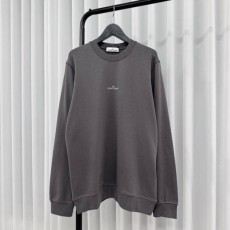 스* 원형 프린트 스웻셔츠