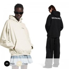 발**** 더블 로고 자수 후드