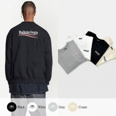 발**** 폴리티컬 캠페인 로고 자수 맨투맨