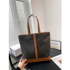 셀** 트리오페 캔버스 미디엄 카바스 숄더백 탄