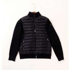 수입 최고급 니트패딩 크레이프 코튼 집업