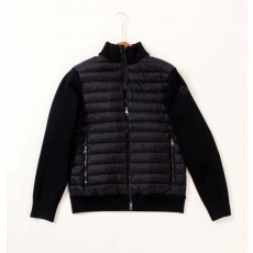 수입 최고급 니트패딩 크레이프 코튼 집업