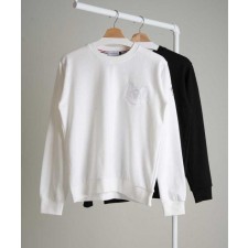 빅로고 자수 맨투맨