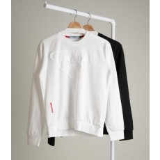 프** 삼각 빅로고 포인트 맨투맨