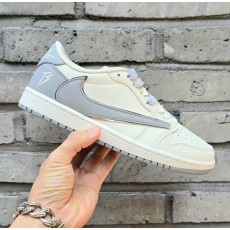 나** x 트래비스 스캇 x 프라그먼트 에어조던1 로우 그레이 Travis Scott x Fragment Design x Air Jordan1 Low 0G SP AJ1 그레이