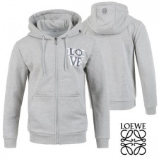 로** 이중자수 후드집업