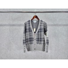 톰* 캐시미어 자카드 체크 펀믹스 가디건