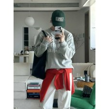 루* 픽셀 자수로고 맨투맨