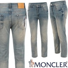 컬러 노블 프린트 슬림 일자진