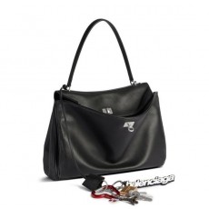 발**** 남여공용 로데오 미디엄 유즈드 이펙트 원 참 핸드백 블랙