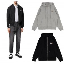 메* 키츠네 더블패치 후드집업 2색상