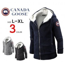 캐* 융털 니트 후드 집업