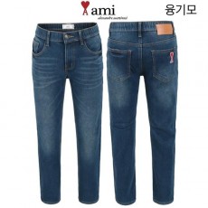 아* 융기모 중청 히든밴딩 슬림팬츠