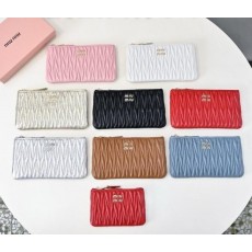 미*** 마틀라쎄 레더 지퍼 파우치  2 색상