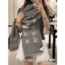 샤* CC 양면 로고 캐시미어 스톨머플러