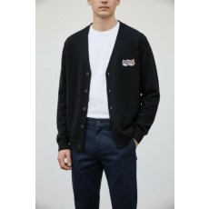 메* 키츠네 투폭스헤드 V넥 울가디건수입풀