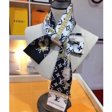 루* 모노그램 컨피덴셜 방도 스카프 (블랙)