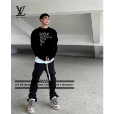 루* 비쥬 패턴 디자인 밍크양기모 티셔츠