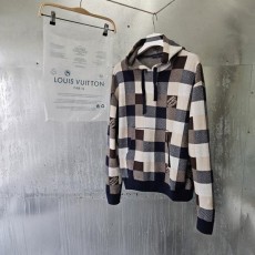 루* 다미에 캐시미어 울 후드