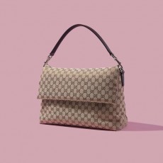 구* 웹 디테일의 미디엄 GG 크로스백