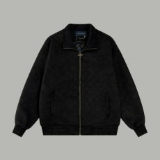 루* 전판로고 스웨이드 자켓