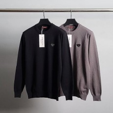 프** 로고와펜 캐시미어 니트