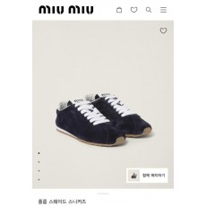 미*** 플룸 스웨이드 네이비