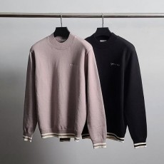 디* 로고자수 캐시미어 니트