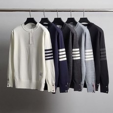 톰* 사선완장 베이직 긴팔 니트