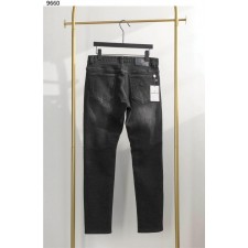 남성 기모 블랙 데님 팬츠