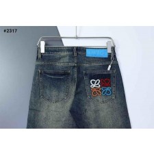 로** 레인보우 로고 데님진