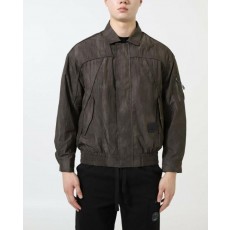 C* 컴퍼니 커브드 밸리 크랙 워시드 블루종 자켓