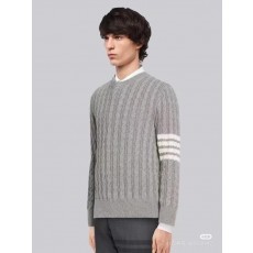 톰* 4빠 완장 아란 케이블 라운드 니트 수입고퀄