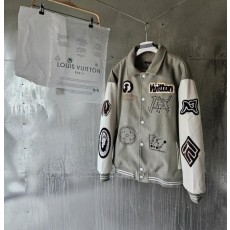 루* 바시티 패치 블루종 자켓