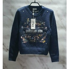 디* 로고꽃자수 니트