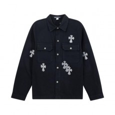 크* M1197 크로스 홀스슈 데님 자켓