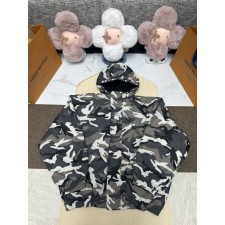 발**** M1174 카모 프린트 스키 자켓