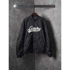 발**** M1119 럭셔리 나일론 바시티 봄버 자켓