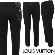 루* 스터드 스틸로고 블랙슬림 일자진