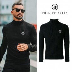 필* 플레이트 골지 터틀넥