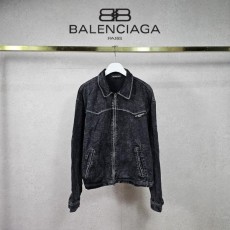 발**** 사선 스티치 투웨이 데님 자켓