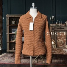 구* 알파카 우븐 니트 집업