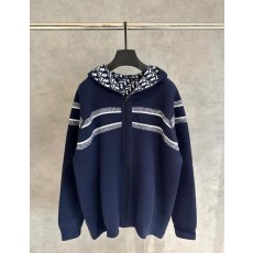 디* 오블리크 양면 후드집업