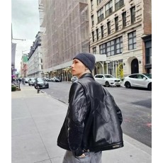 크* 에코레더 트럭커 자켓