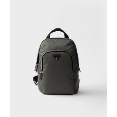 프** 리나일론 및 사피아노 가죽 백팩